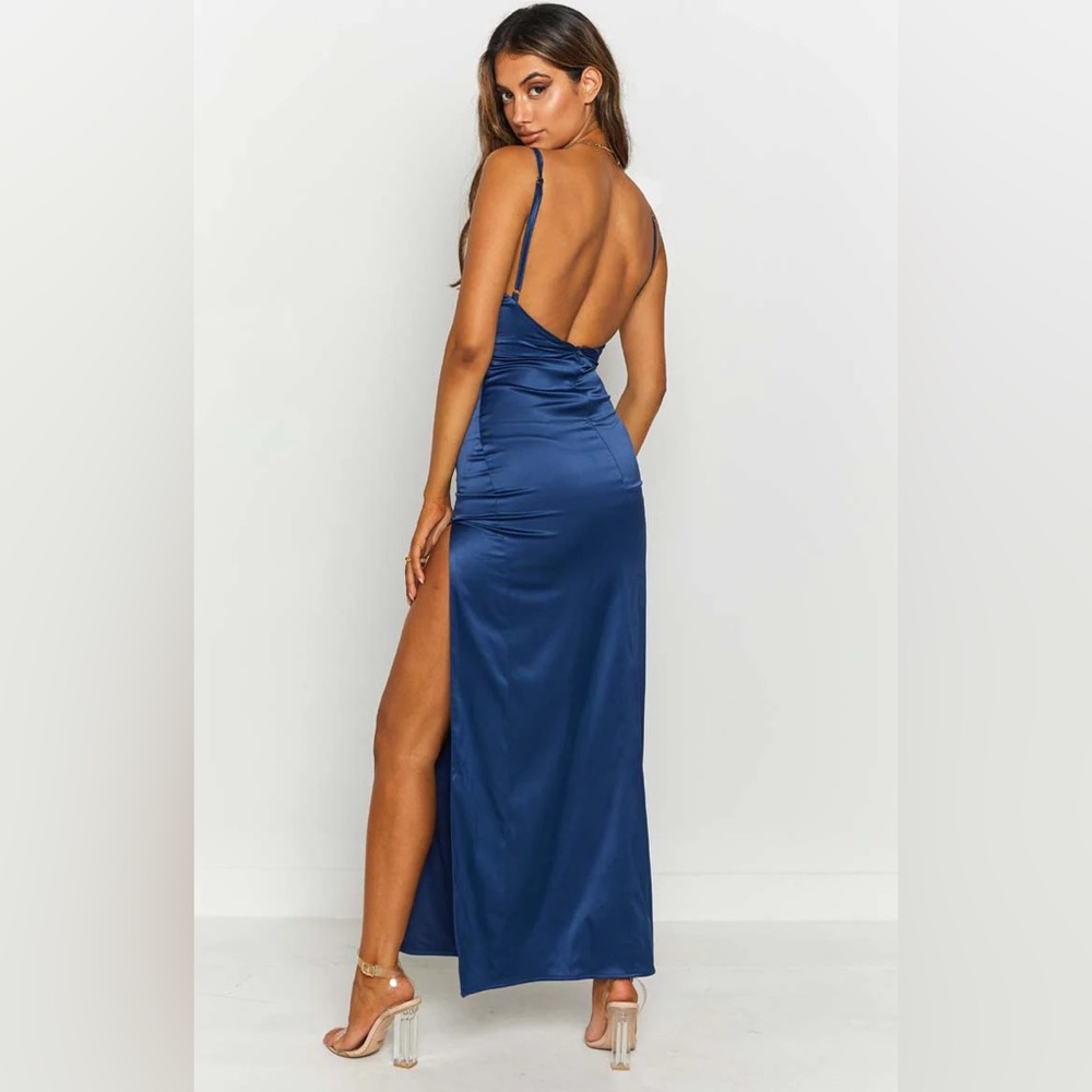 NWT The Edit Freesia Formal Dress Navy - Picture 5 of 6